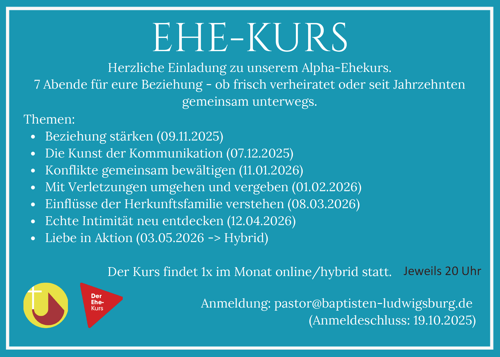 Einladung Alpha Kurs